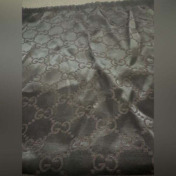 Gucci Brown Monogram Drawstring Dust Bag - Picture 6 of 6